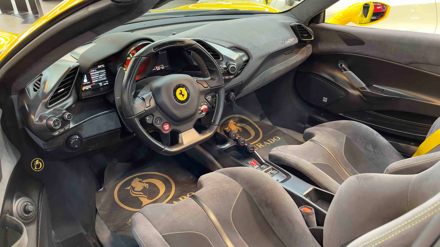 Ferrari 488 Pista Spider | 2020 | Giallo Modena | Full Carbon Fiber | 720 HP