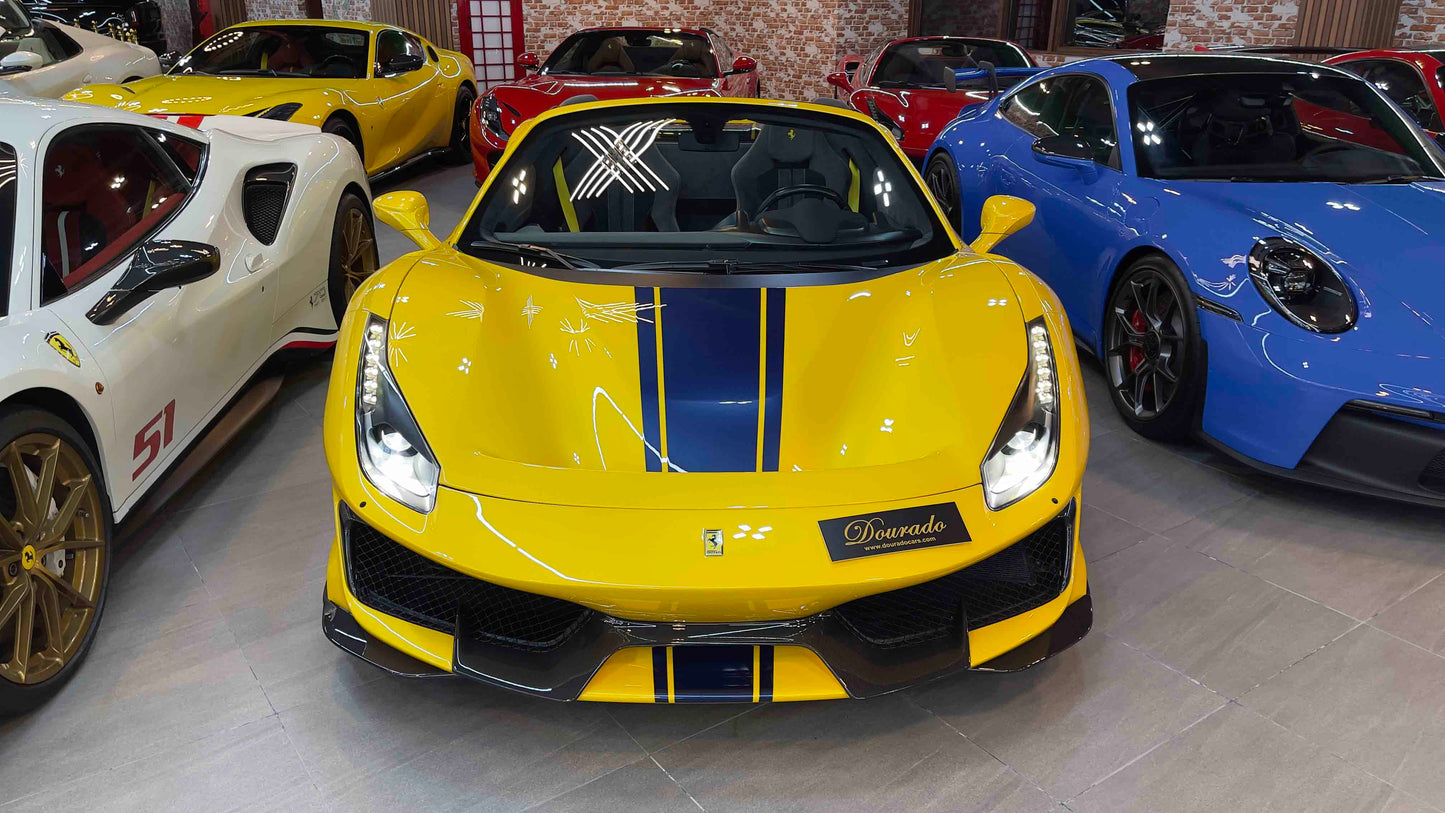 Ferrari 488 Pista Spider | 2020 | Giallo Modena | Full Carbon Fiber | 720 HP