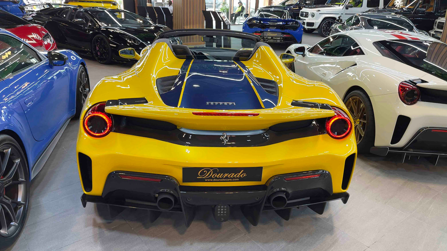 Ferrari 488 Pista Spider | 2020 | Giallo Modena | Full Carbon Fiber | 720 HP