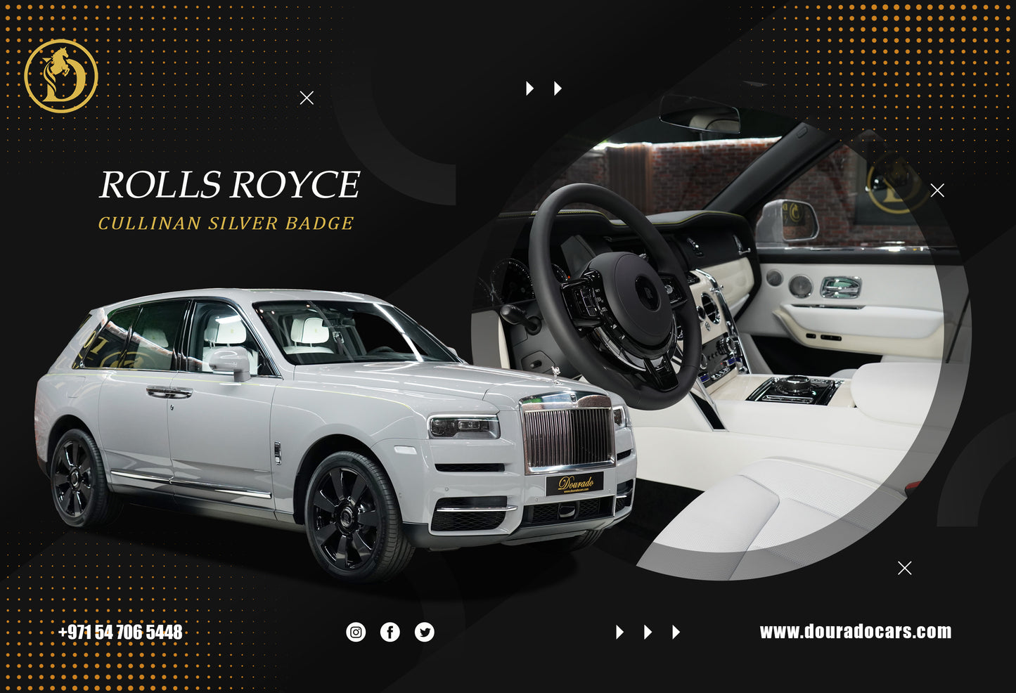 Rolls Royce Cullinan | Silver Badge | Brand New | 2023 | Tempest Grey | Full Option