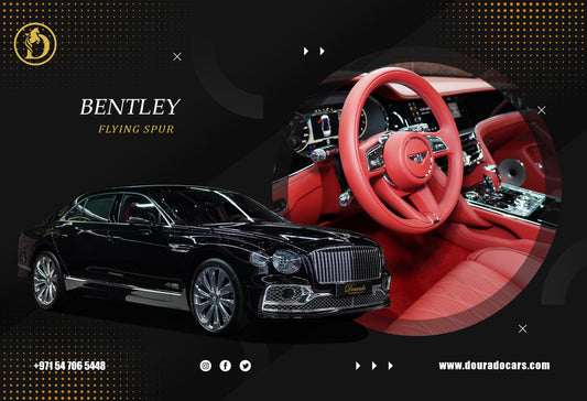 Bentley Flying Spur/ 6.0L/W12 Engine | Brand New | 2023 | Onyx black | Full Option