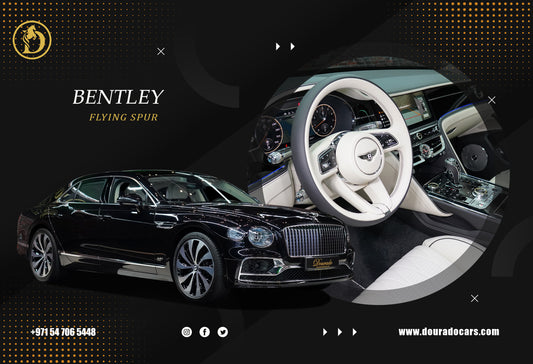 Bentley Flying Spur/6.0L/W12 Engine | Brand New | 2023 | Onyx Black | Fully Loaded