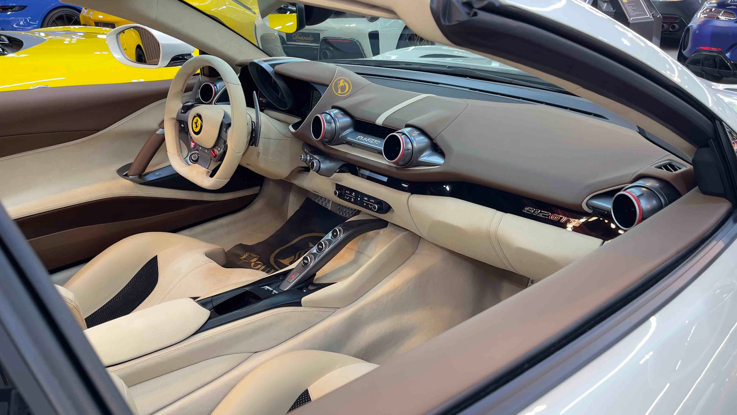 Ferrari 812 GTS | 2022 | Bianco Italia | Full Carbon Fiber | 6.5L V12 | 789 HP