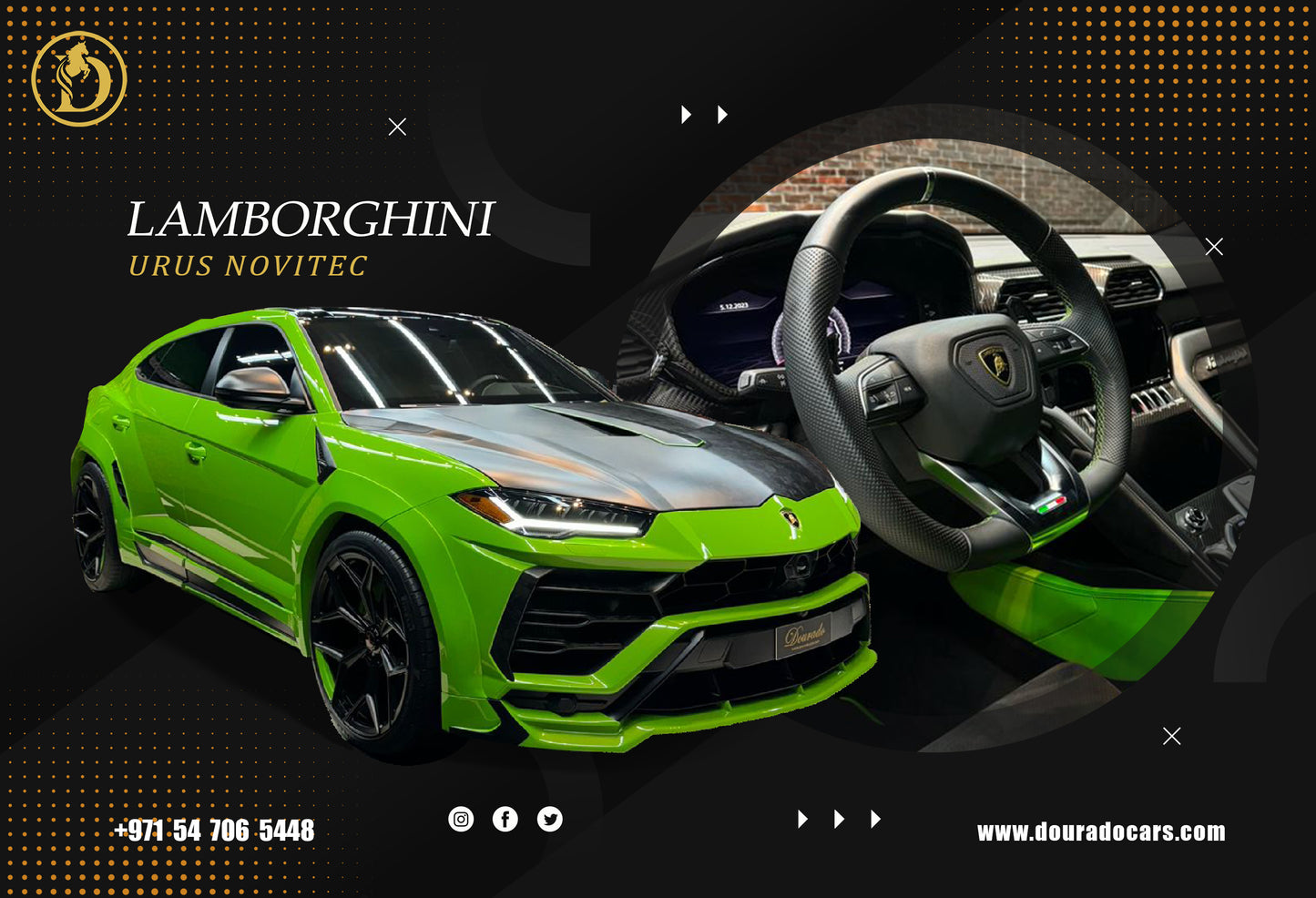 Lamborghini Urus Capsule / Novitec Edition / Full Carbon / 782 HP / Brand New / 2021