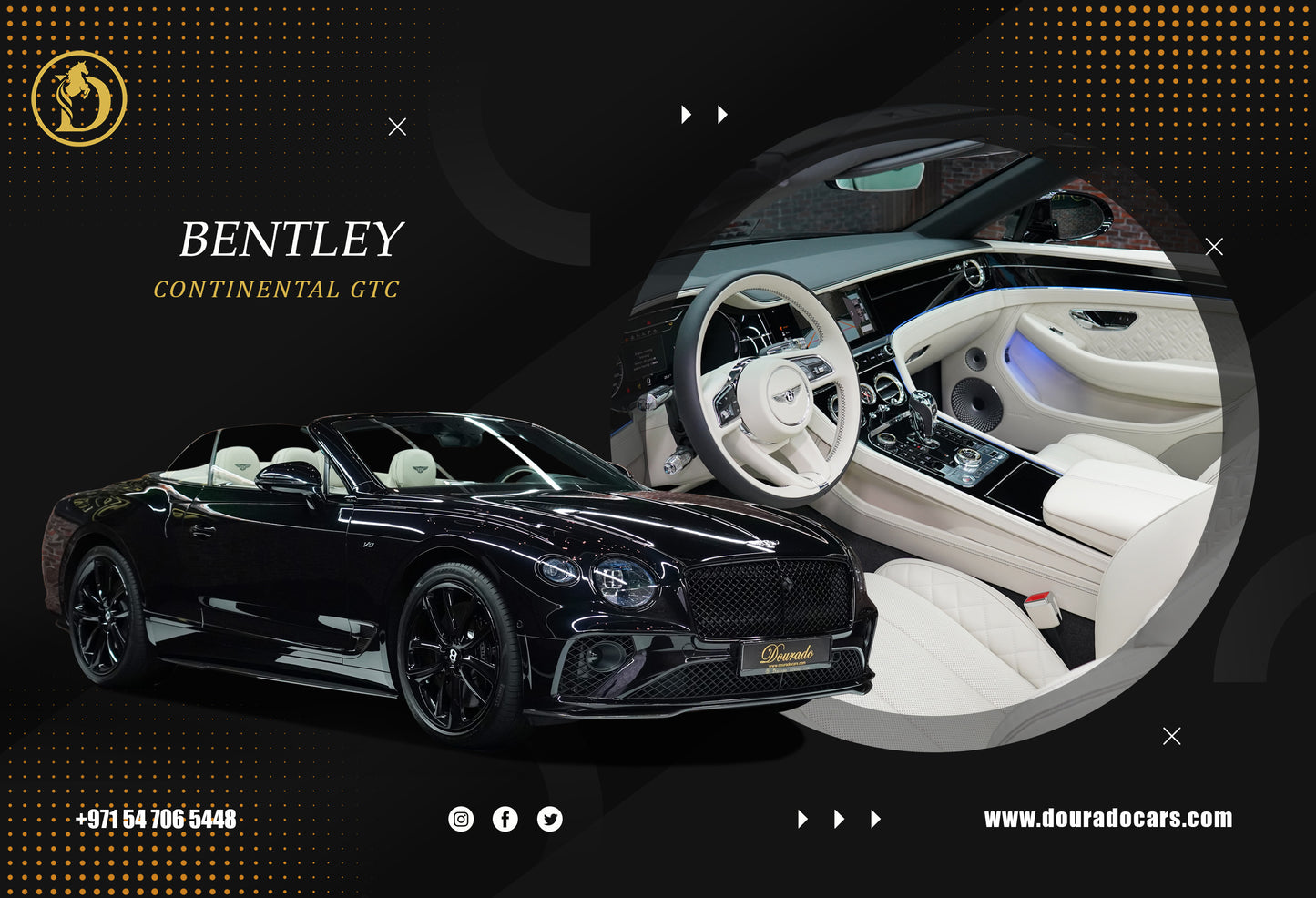 Bentley Continental GTC | Brand New | 2023 | Onyx Black | Fully Loaded